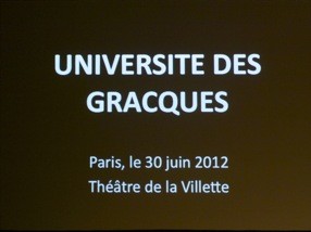 Université des Gracques 2012